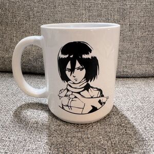 Attack on Titan Mikasa White Mug